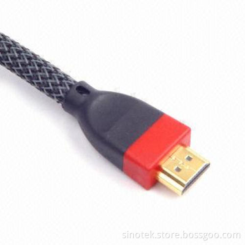 HDMI® Cable Assembly with Nickel-plated Connector and 28AWG Conductor